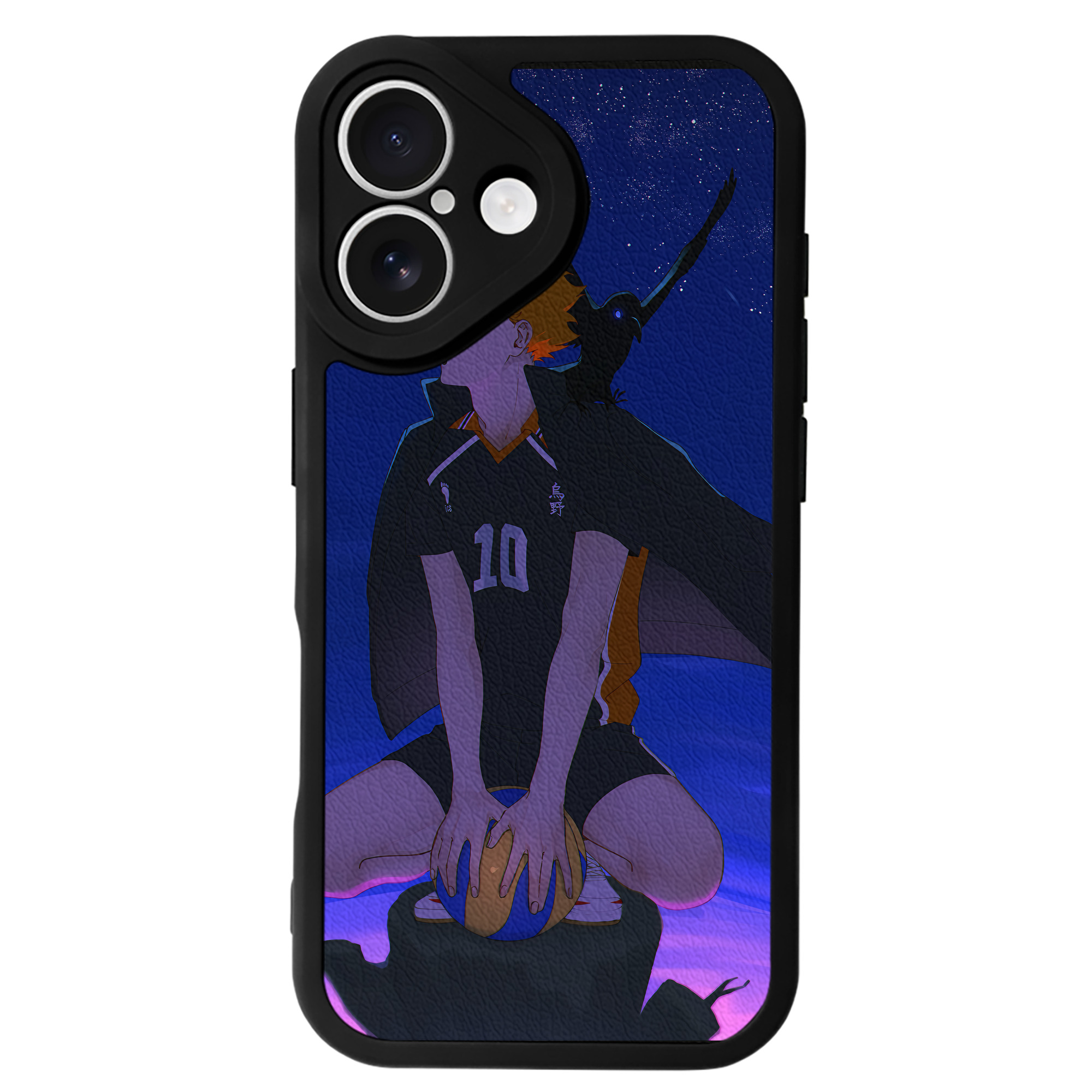 （画像用） ハイキュー!! Haikyu!! 【iPhone 16シリーズ対応】シリコンスマホケース（レザー調） 材質：シリコン